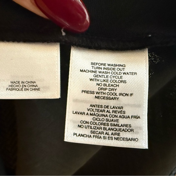 Anne Klein Black Textured Knit Top - Picture 4 of 7